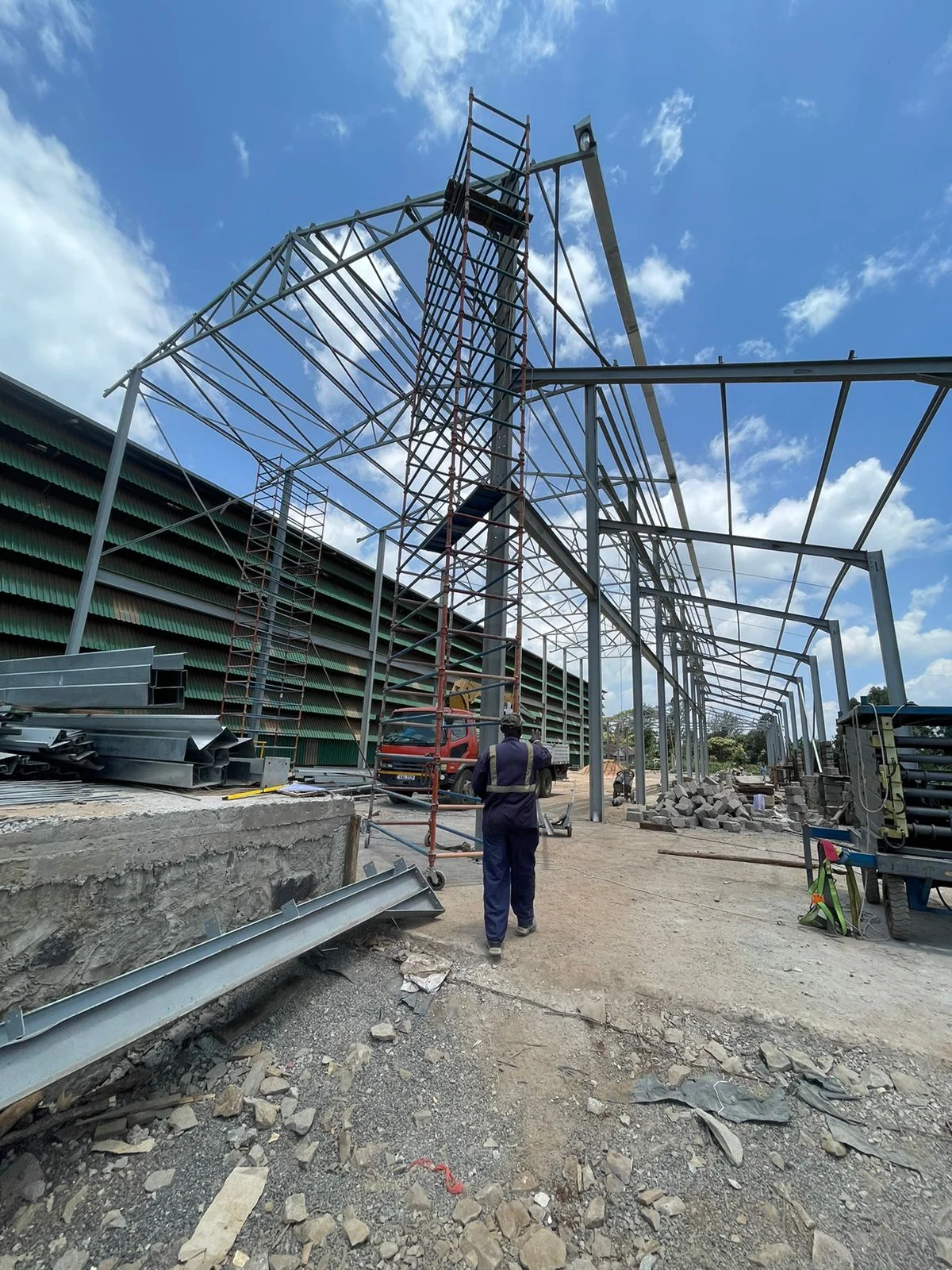 Structural steel works