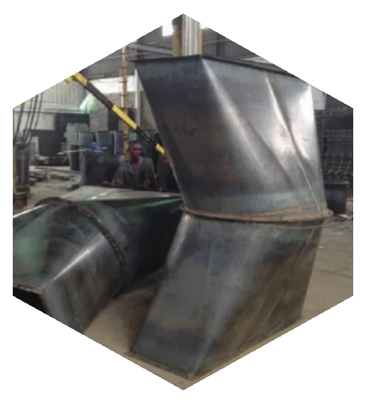 Withering trough transition pieces