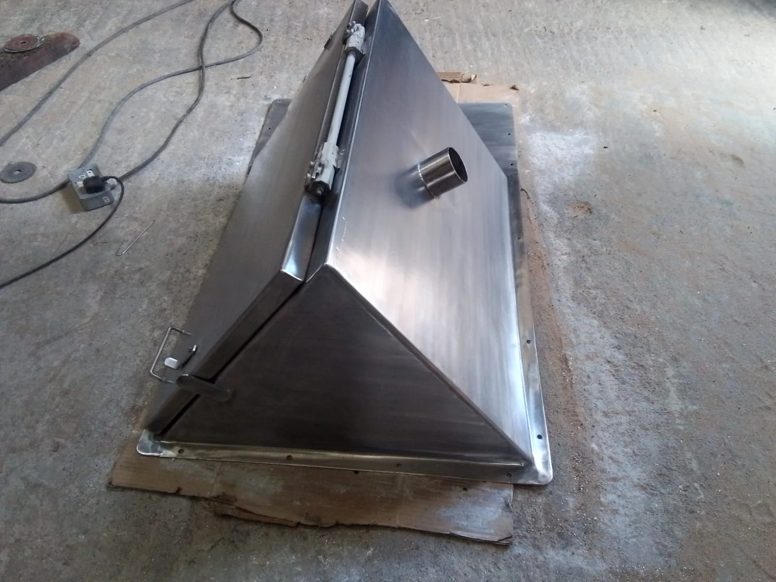 Stainless steel mixer cover
