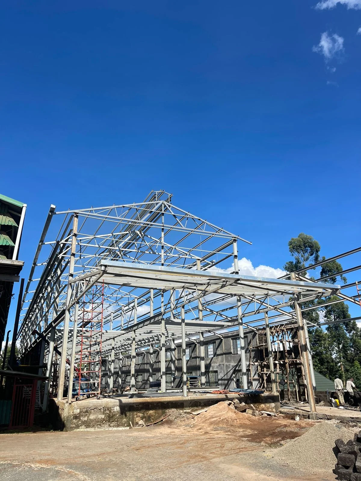 Structural steel works